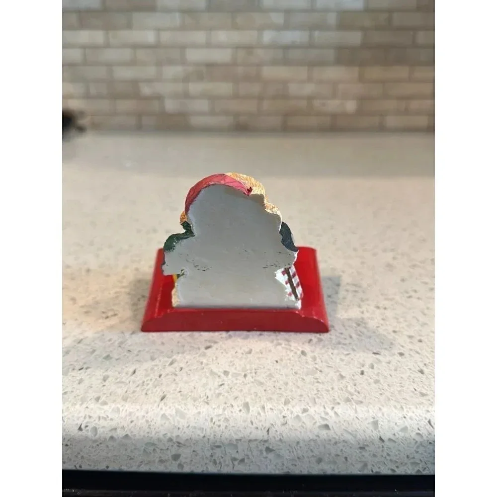 Vintage Stocking Hangers‎ – Snowman and Santa   Bn